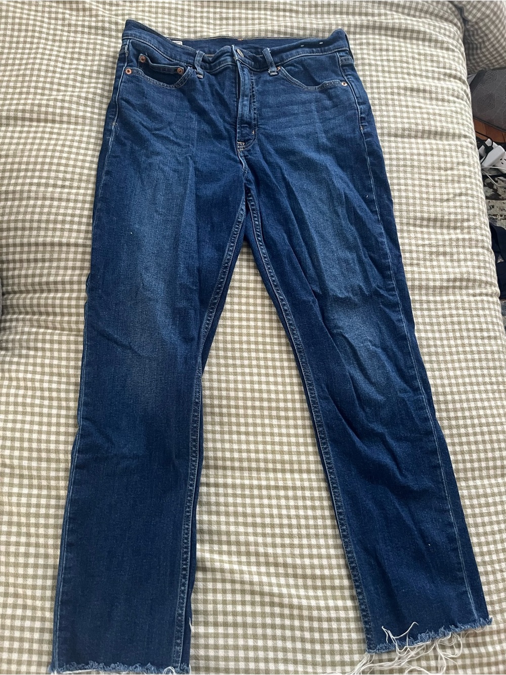 GAP Vintage Slim High Rise Jeans - Blue